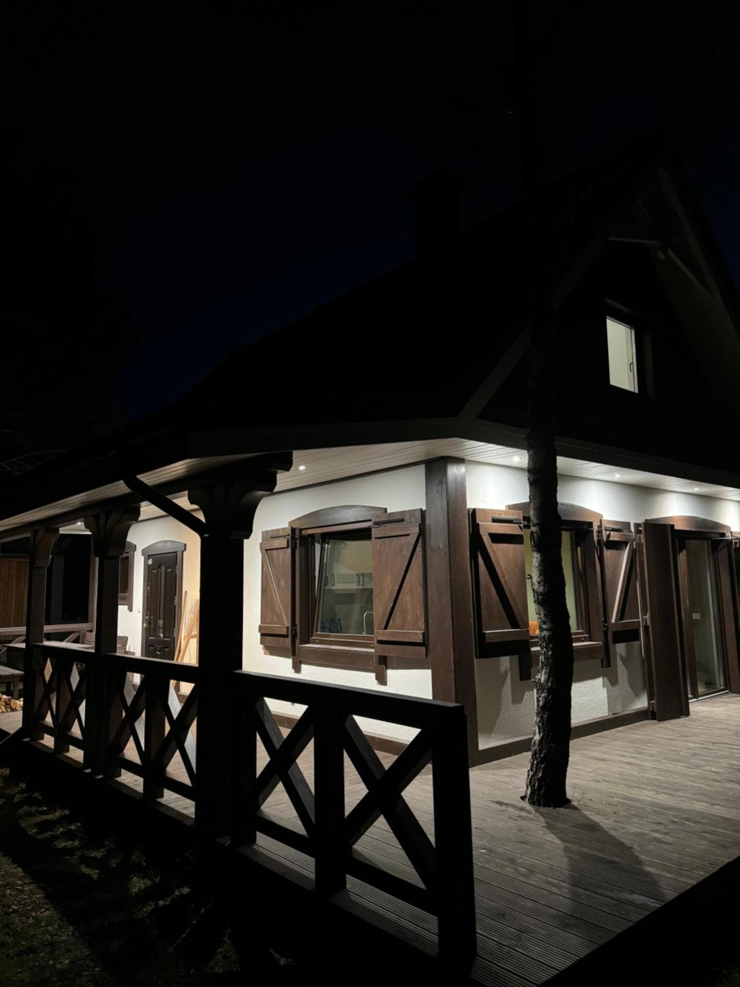 Lesna Osada Na Kaszubach - Drewniane Domy Na Wynajem Bartoszylas Exterior foto